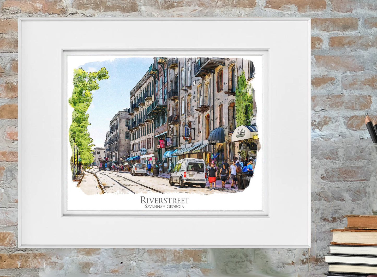 Savannah Georgia Bachelorette weekend bridesmaid personalized custom 20 ounce double insulated tumbler-maid of honor gift - River Street