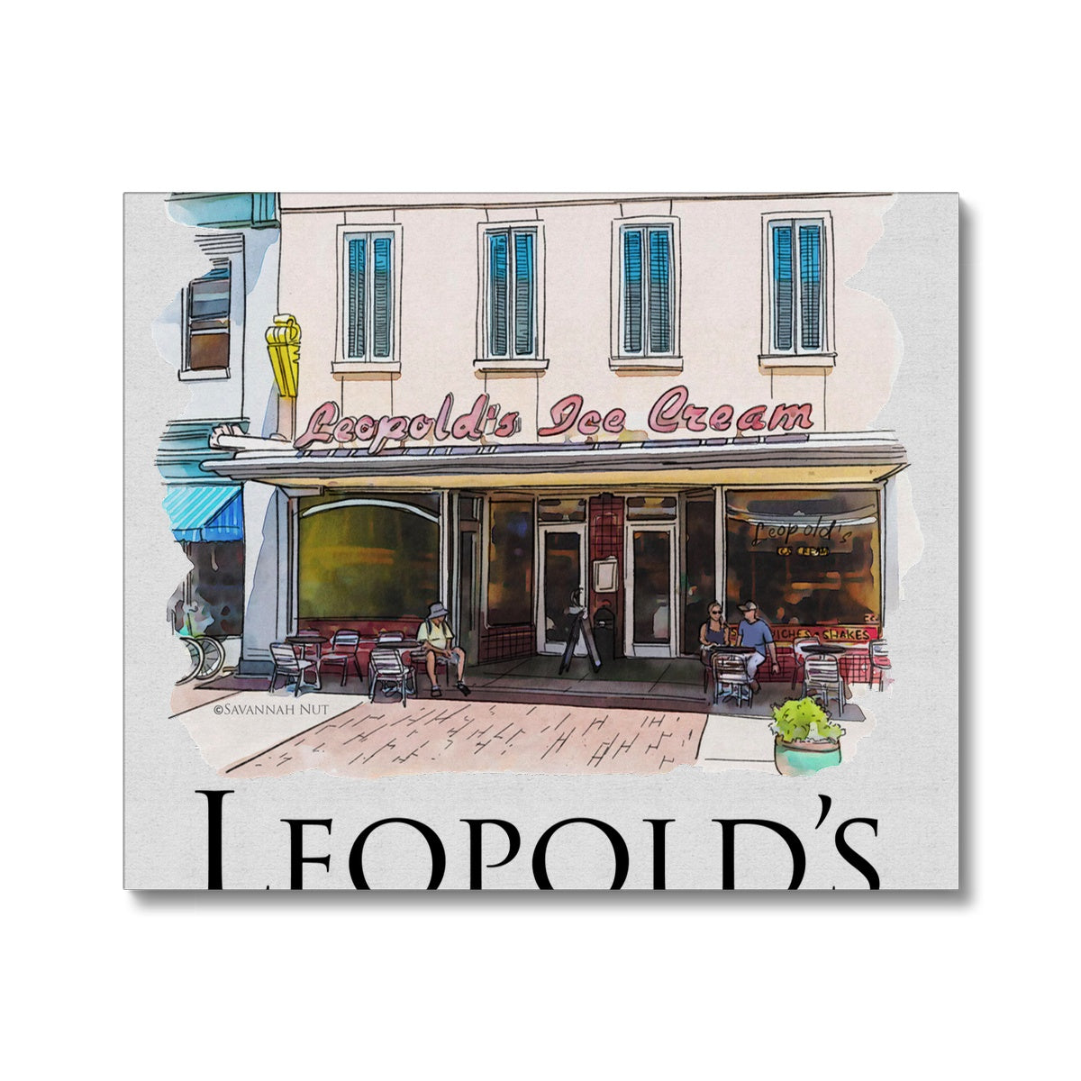 Leopold's Ice Cream Savannah Canvas