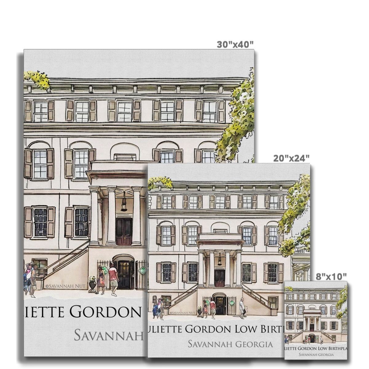 Juliette Gordon Low Birthplace Savannah Canvas