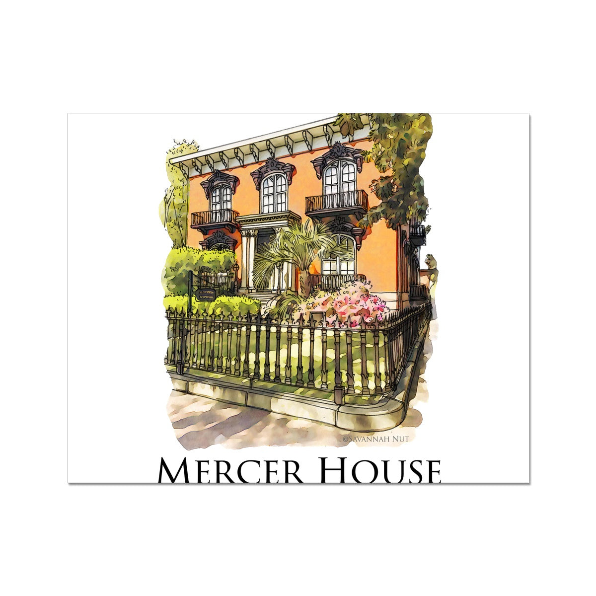 Mercer House Savannah Georgia C-Type Print