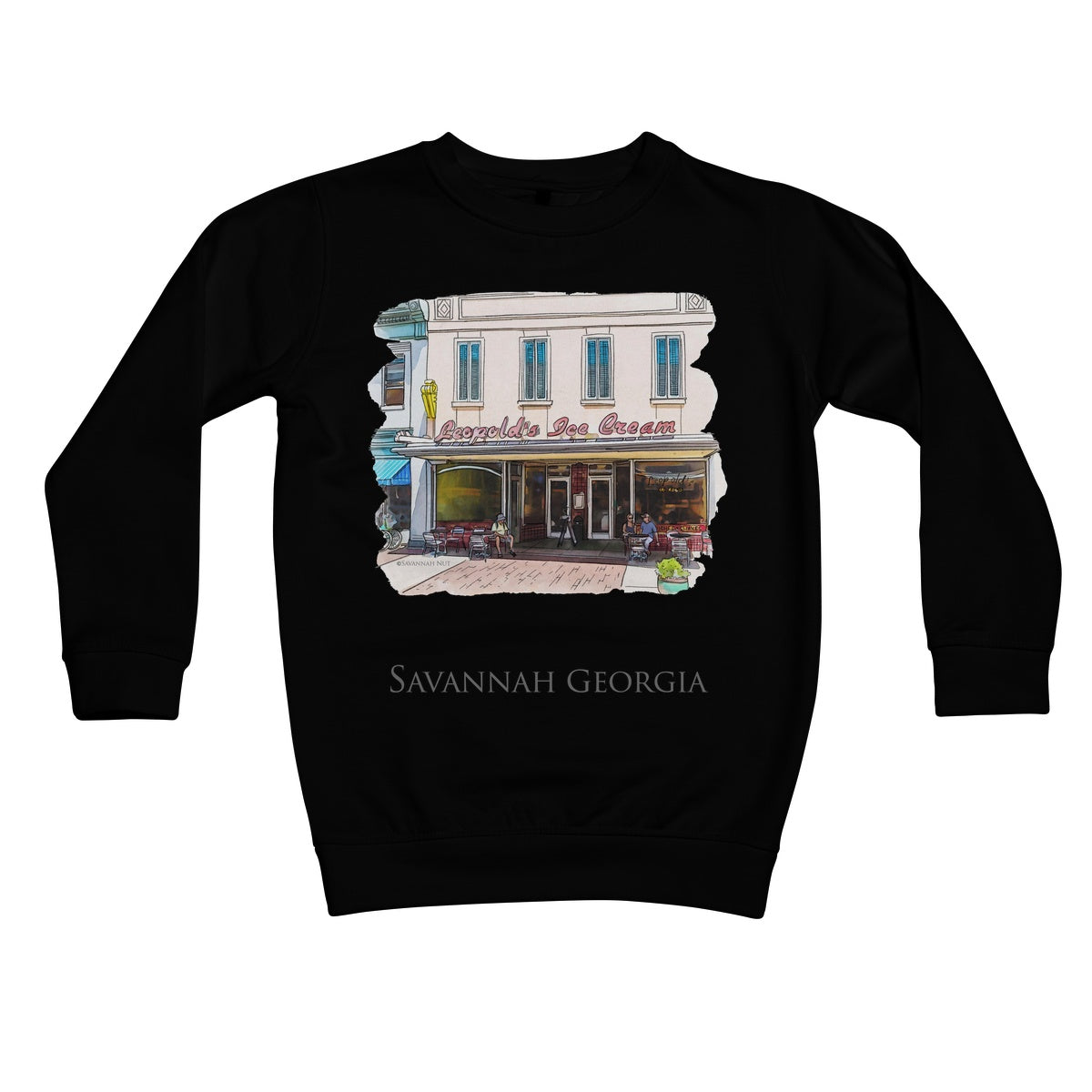 Leopold's Ice Cream Savannah Kids Sweatshirt