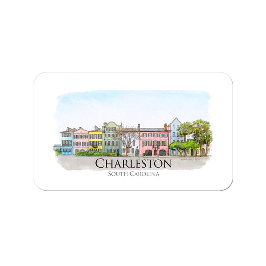 Charleston Rainbow Row Sticker