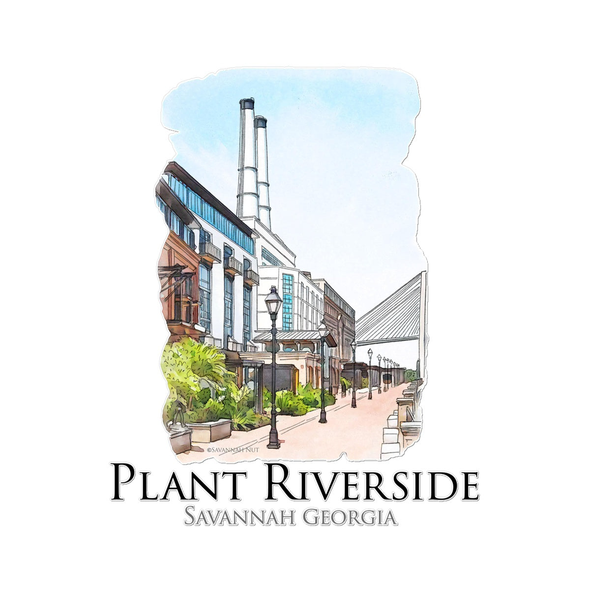 Plant Riverside Savannah Temporary Tattoo