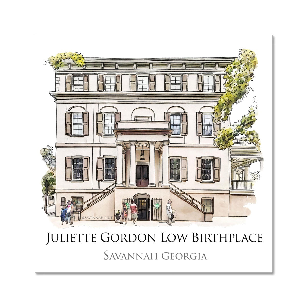 Juliette Gordon Low Birthplace Savannah C-Type Print