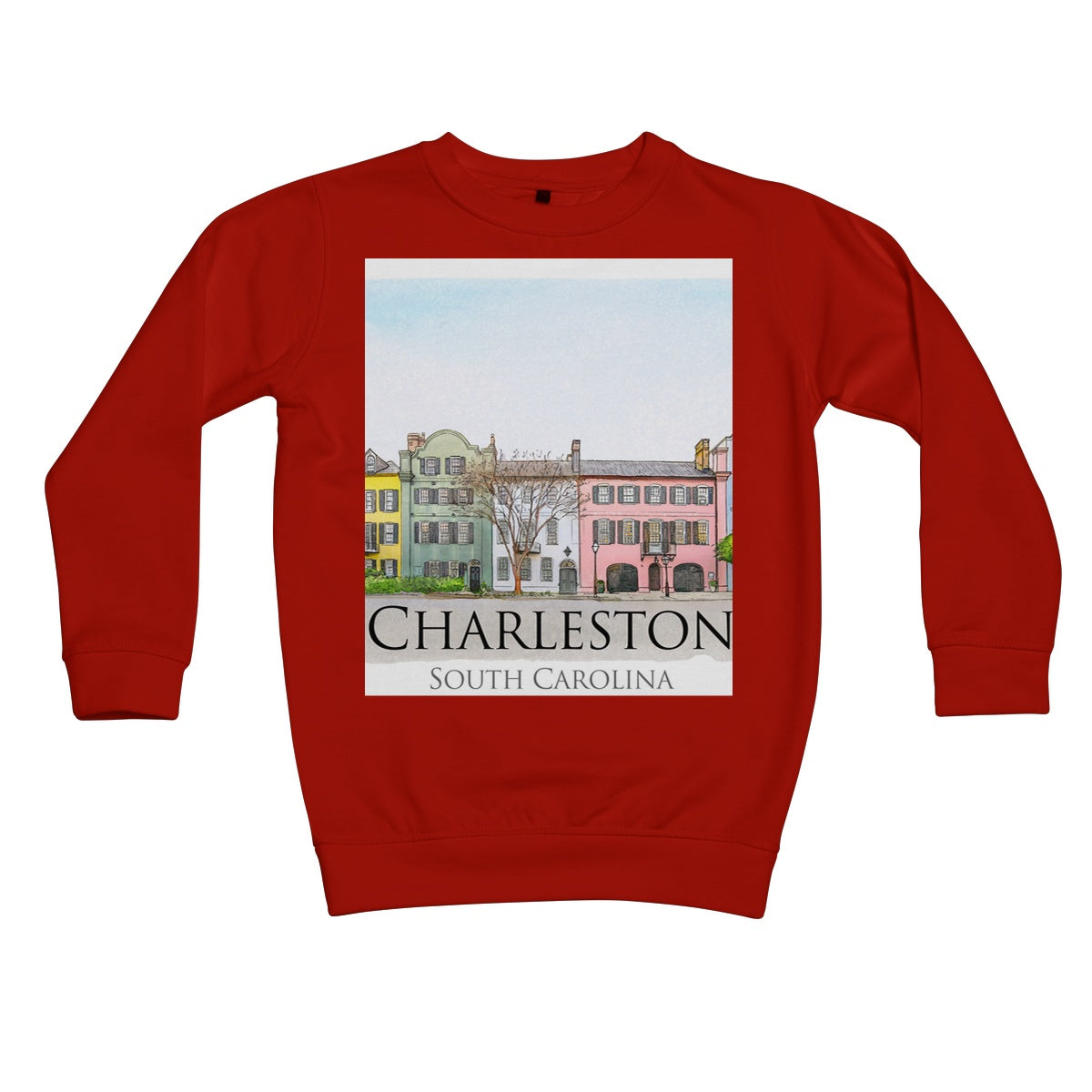 Charleston Rainbow Row Kids Sweatshirt