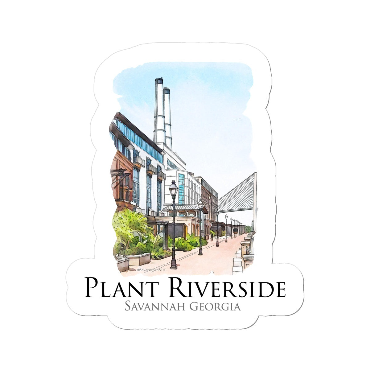 Plant Riverside Savannah Sticker