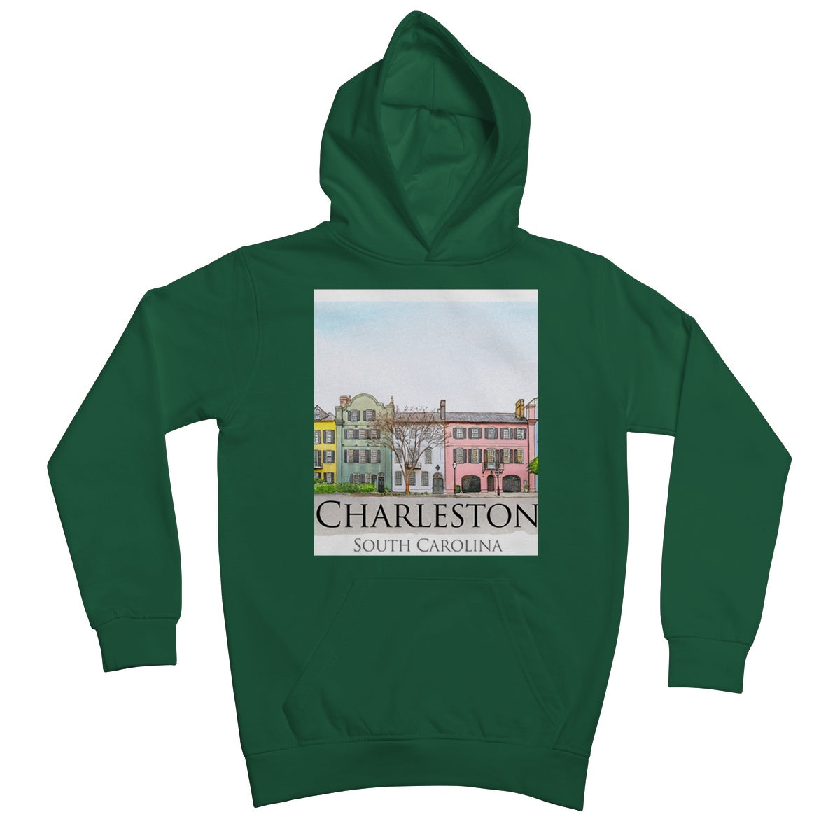 Charleston Rainbow Row Kids Hoodie