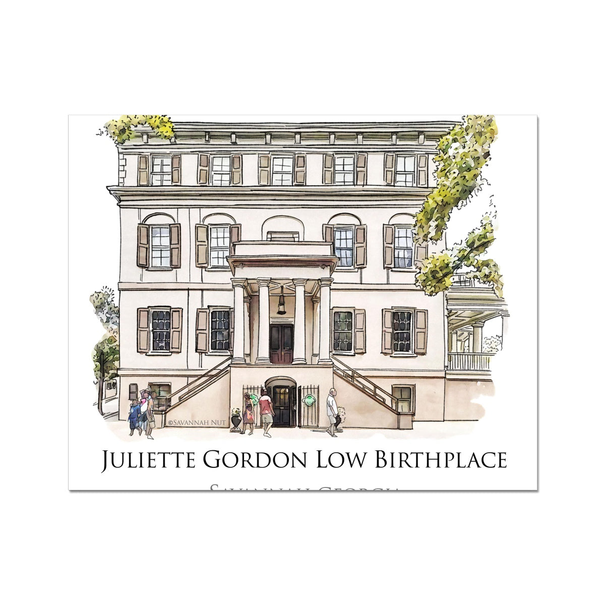 Juliette Gordon Low Birthplace Savannah C-Type Print