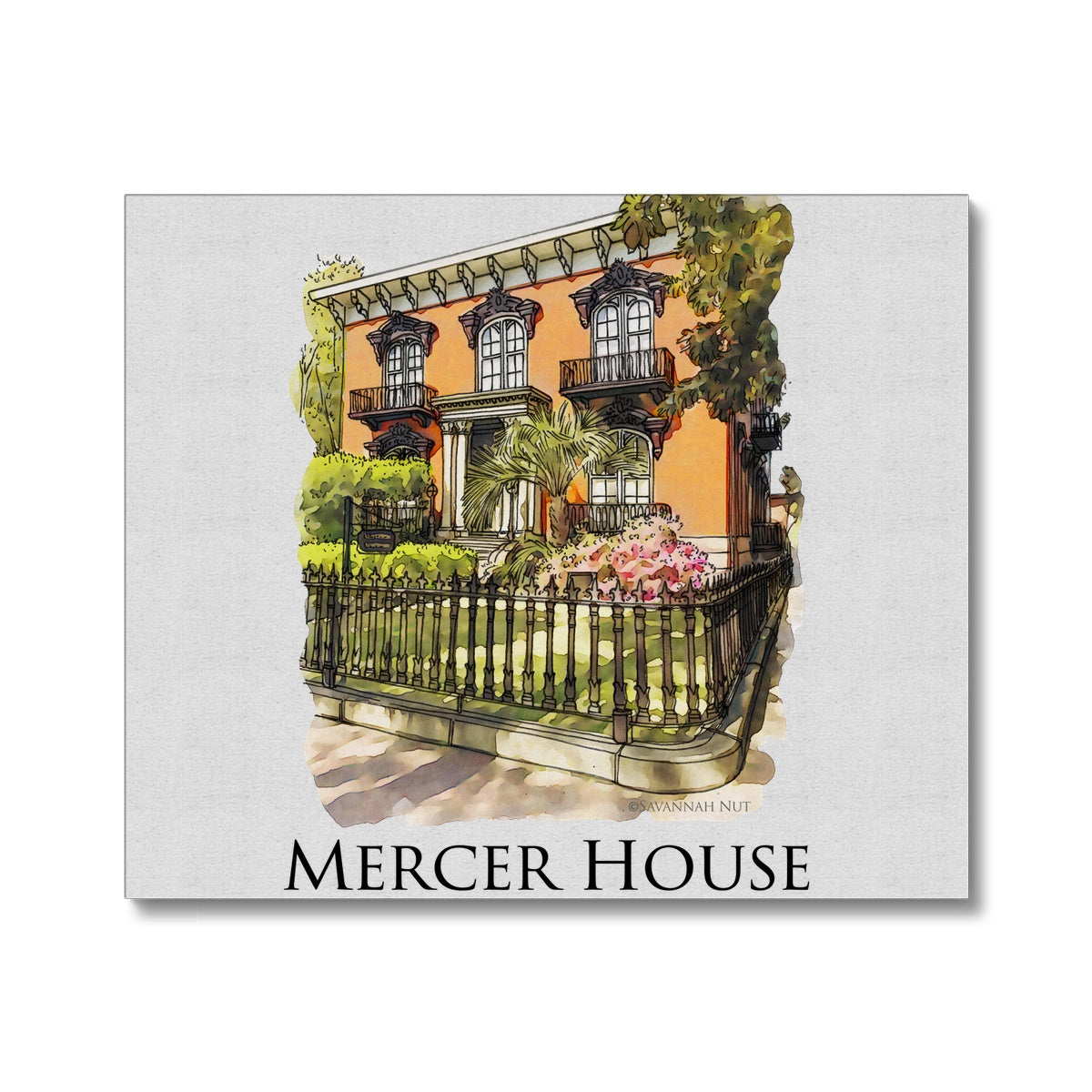 Mercer House Savannah Georgia Canvas