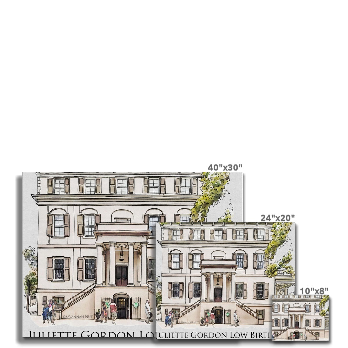 Juliette Gordon Low Birthplace Savannah Canvas