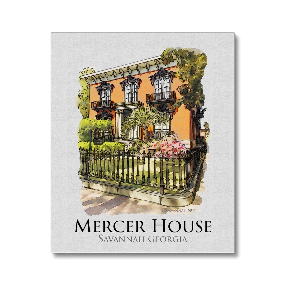 Mercer House Savannah Georgia Canvas