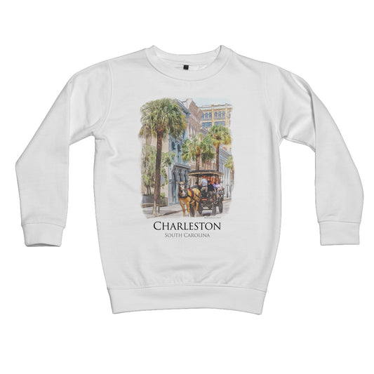 Charleston Carriage Tour Kids Sweatshirt