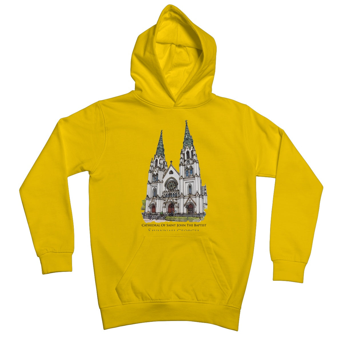 Cathedral of Saint John the Baptist Savannah Kids Hoodie