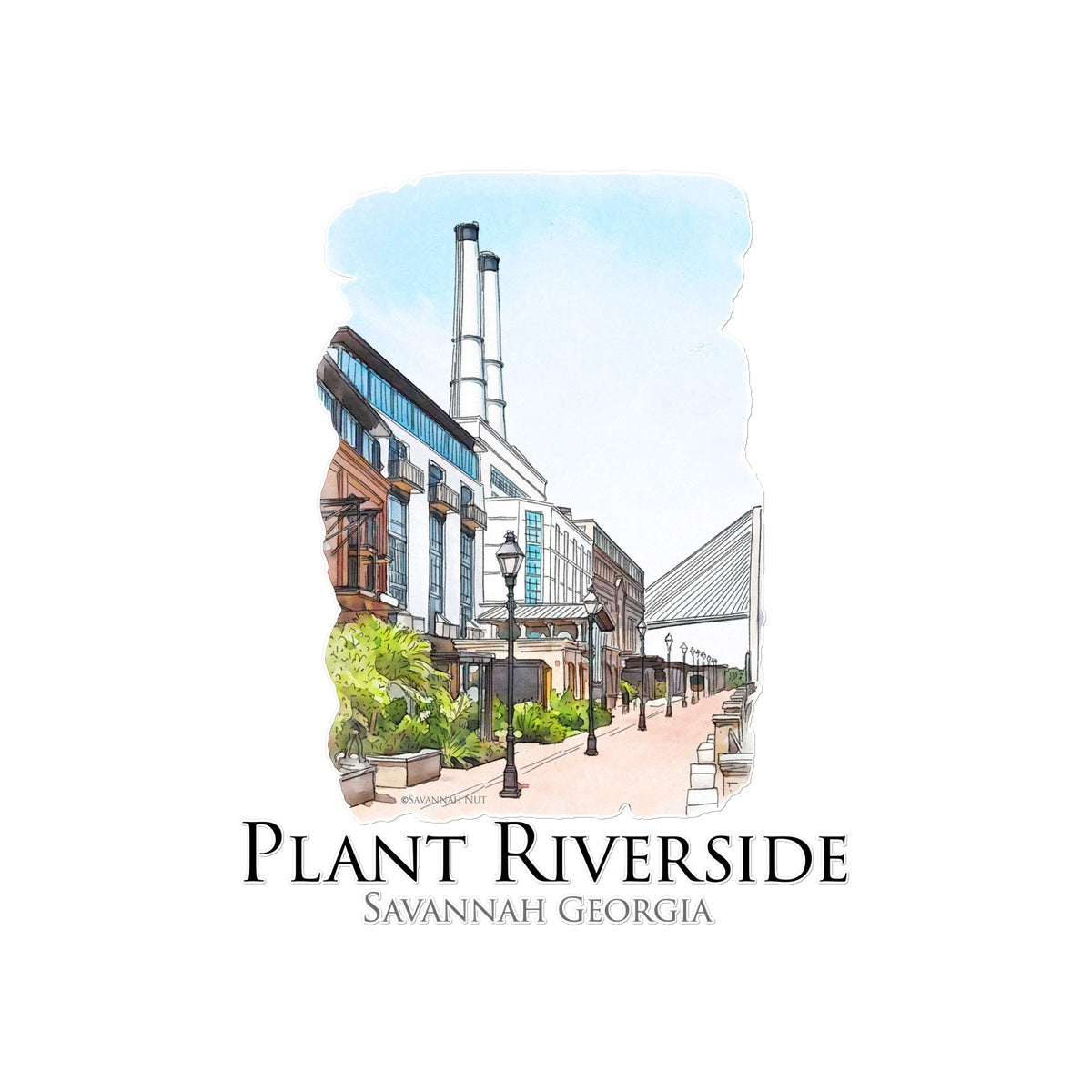 Plant Riverside Savannah Temporary Tattoo