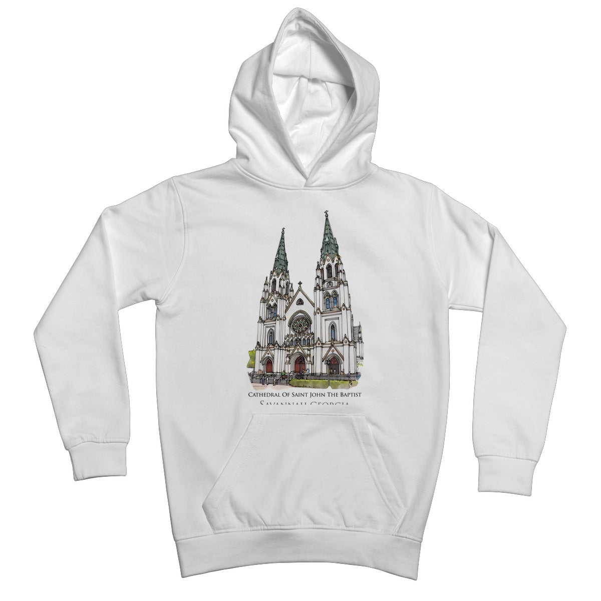 Cathedral of Saint John the Baptist Savannah Kids Hoodie