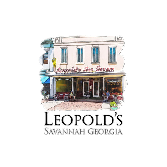 Leopold's Ice Cream Savannah Temporary Tattoo