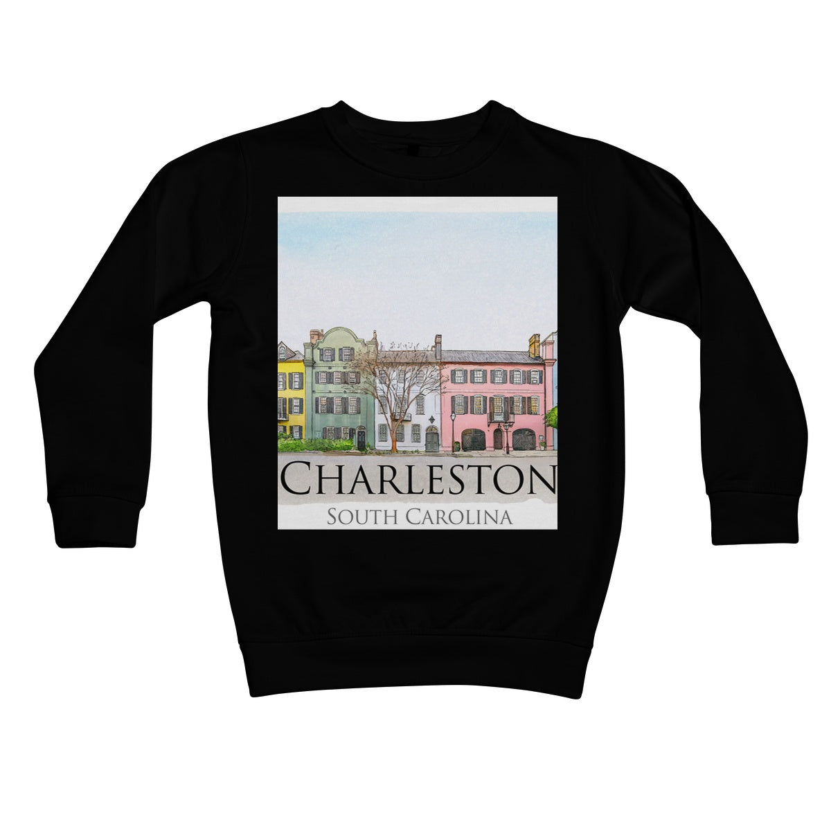 Charleston Rainbow Row Kids Sweatshirt