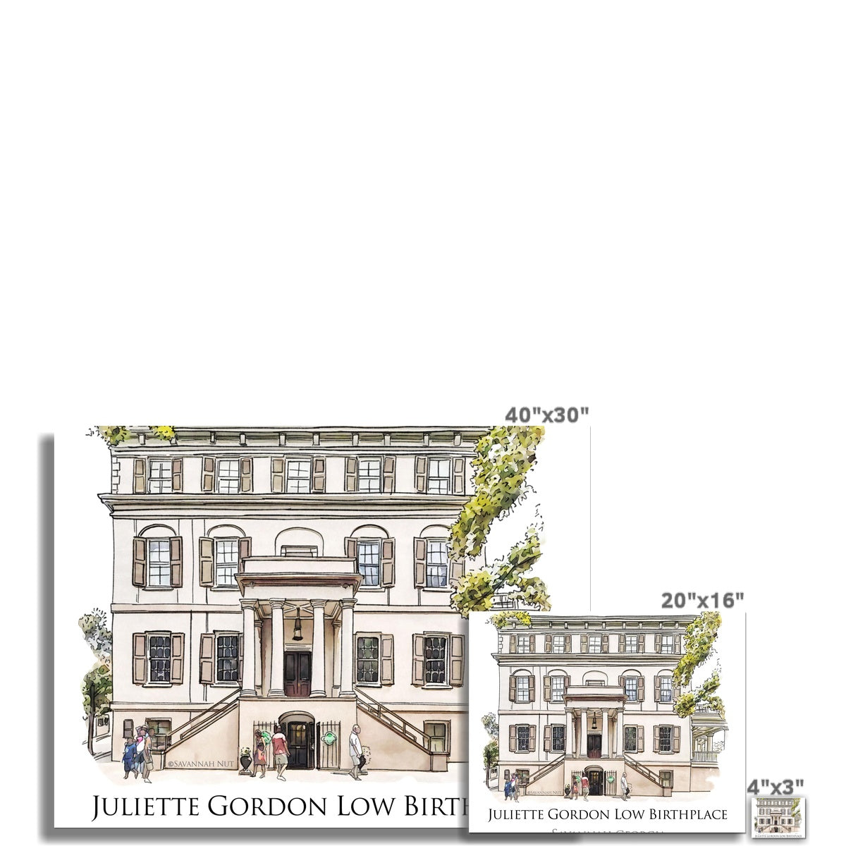 Juliette Gordon Low Birthplace Savannah C-Type Print