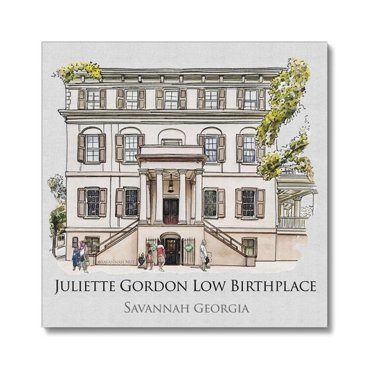 Juliette Gordon Low Birthplace Savannah Canvas