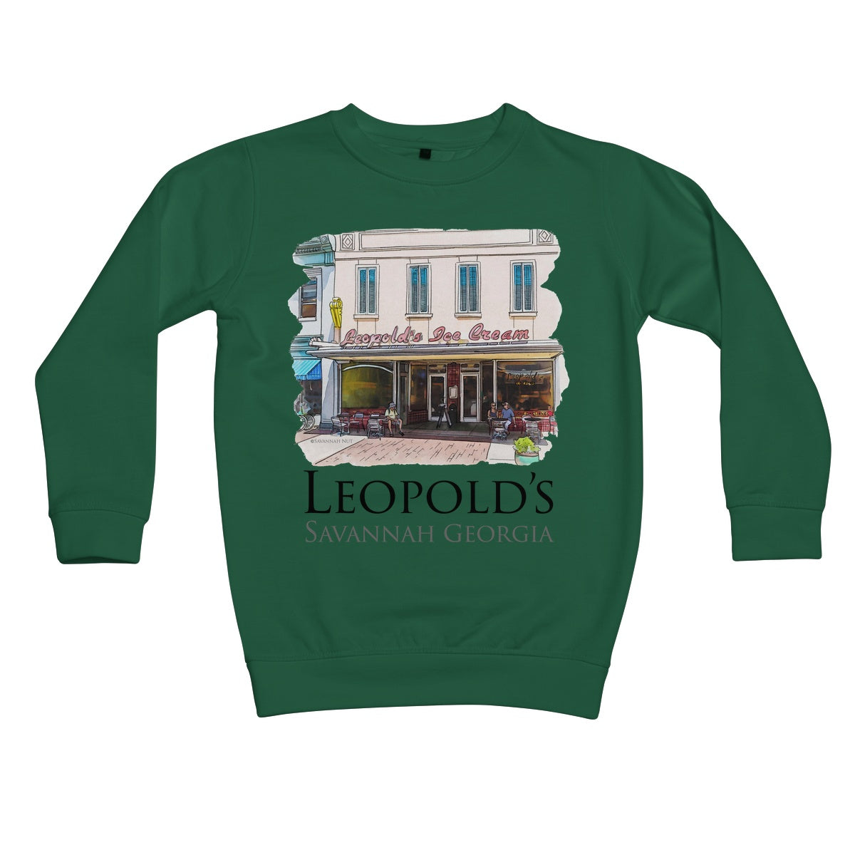 Leopold's Ice Cream Savannah Kids Sweatshirt