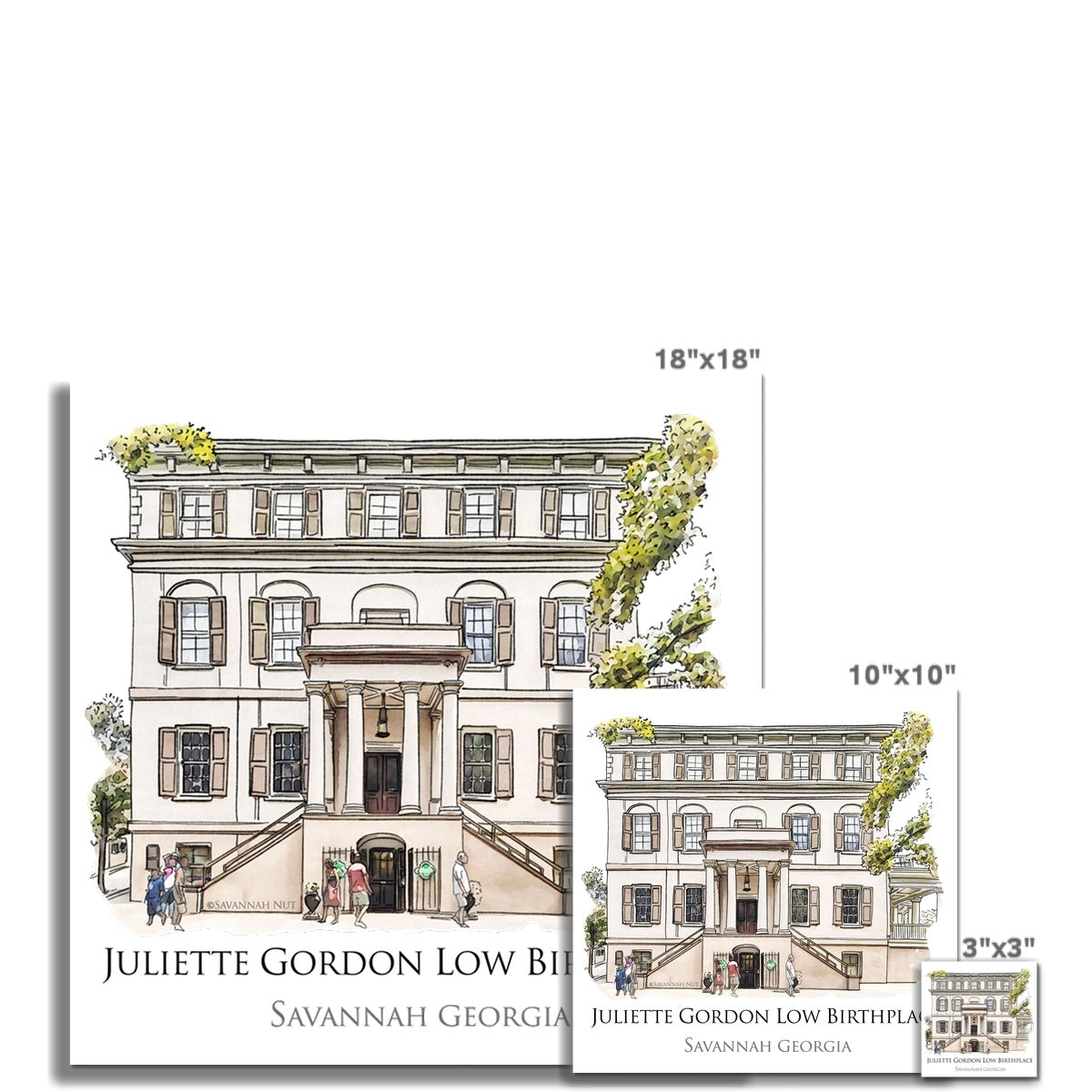 Juliette Gordon Low Birthplace Savannah C-Type Print