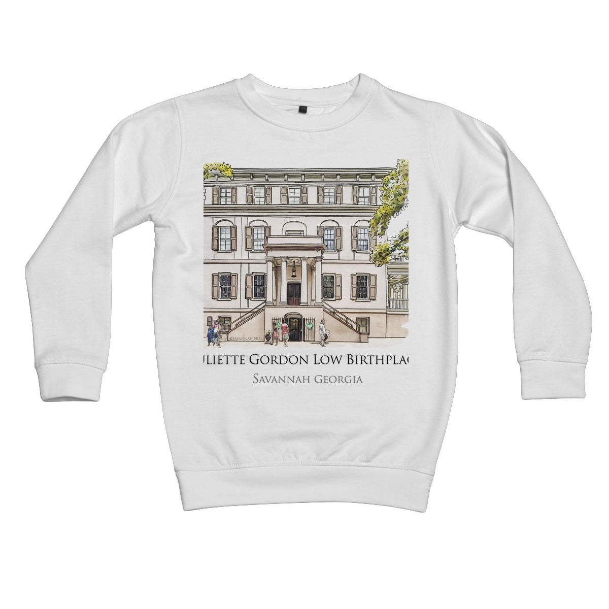 Juliette Gordon Low Birthplace Savannah Kids Sweatshirt