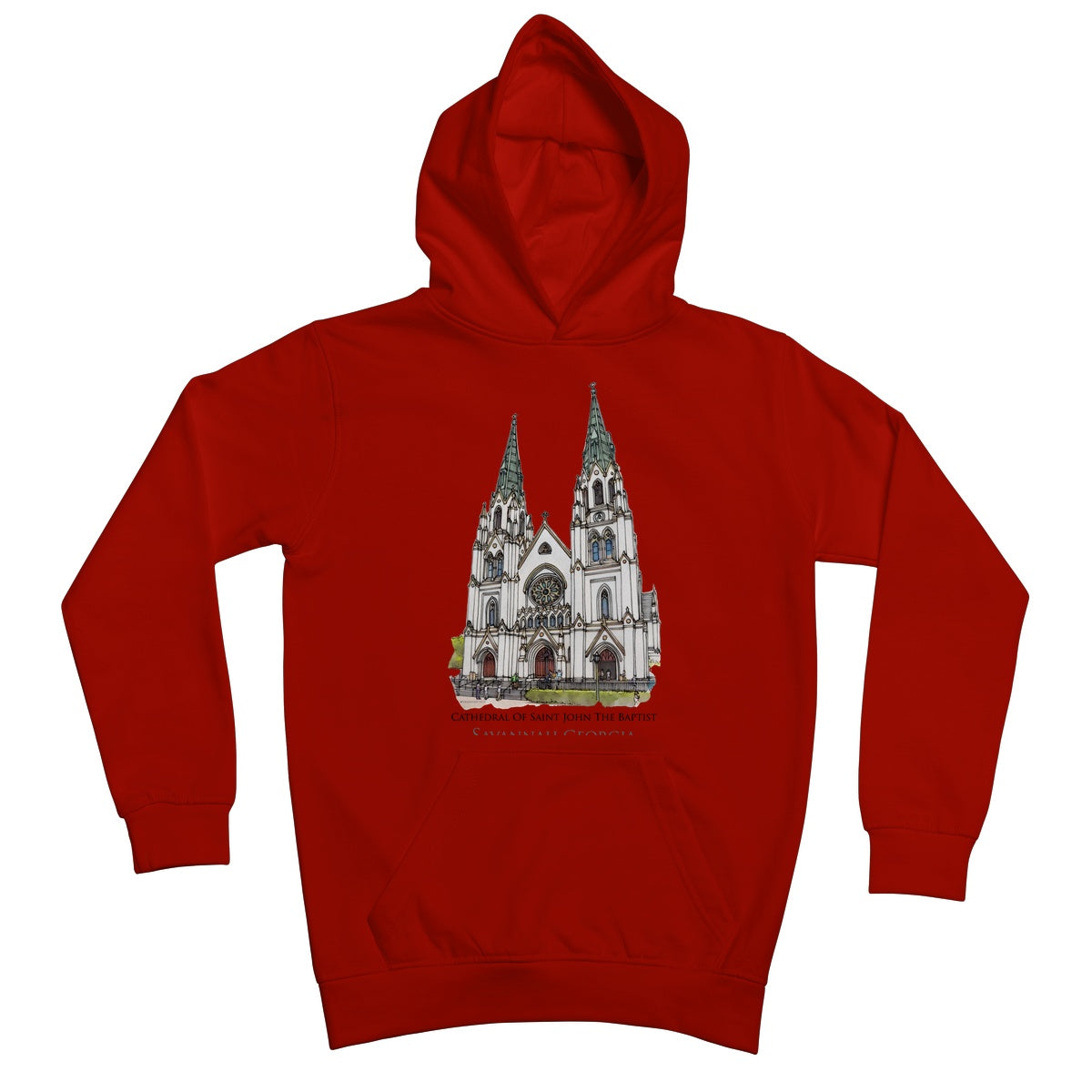 Cathedral of Saint John the Baptist Savannah Kids Hoodie