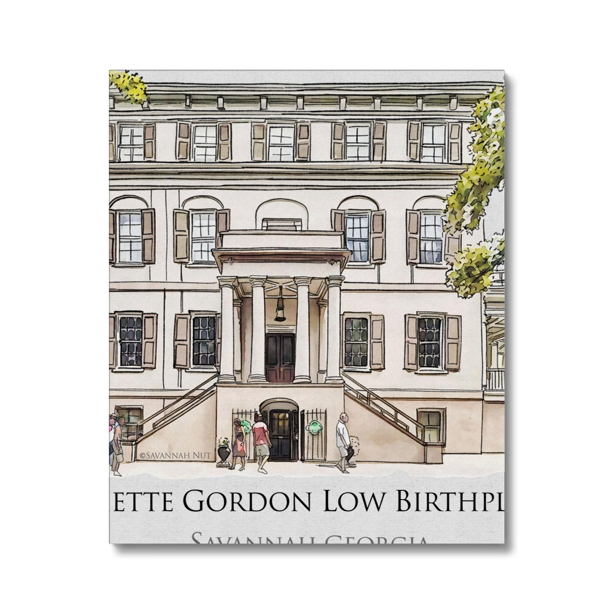 Juliette Gordon Low Birthplace Savannah Canvas