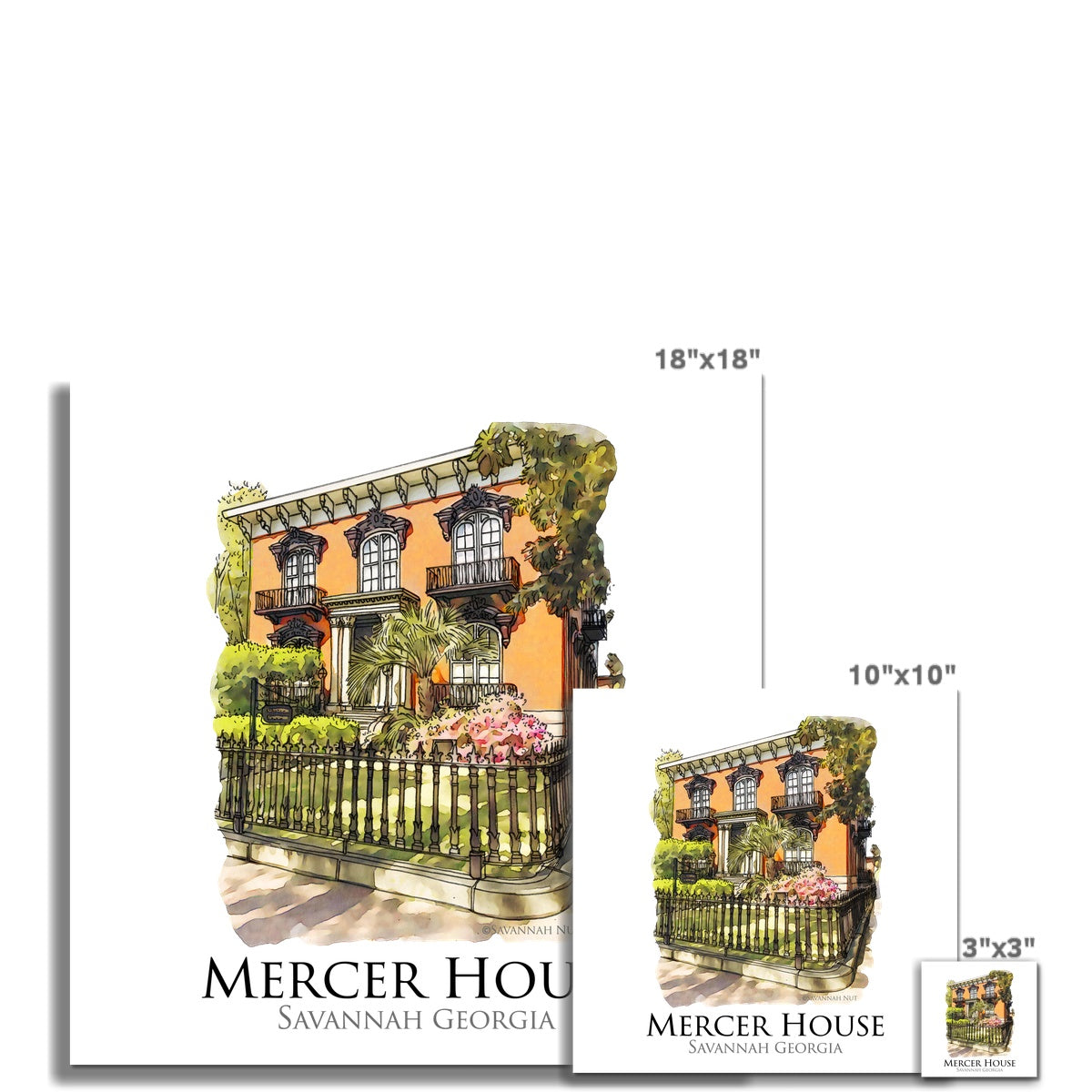 Mercer House Savannah Georgia C-Type Print