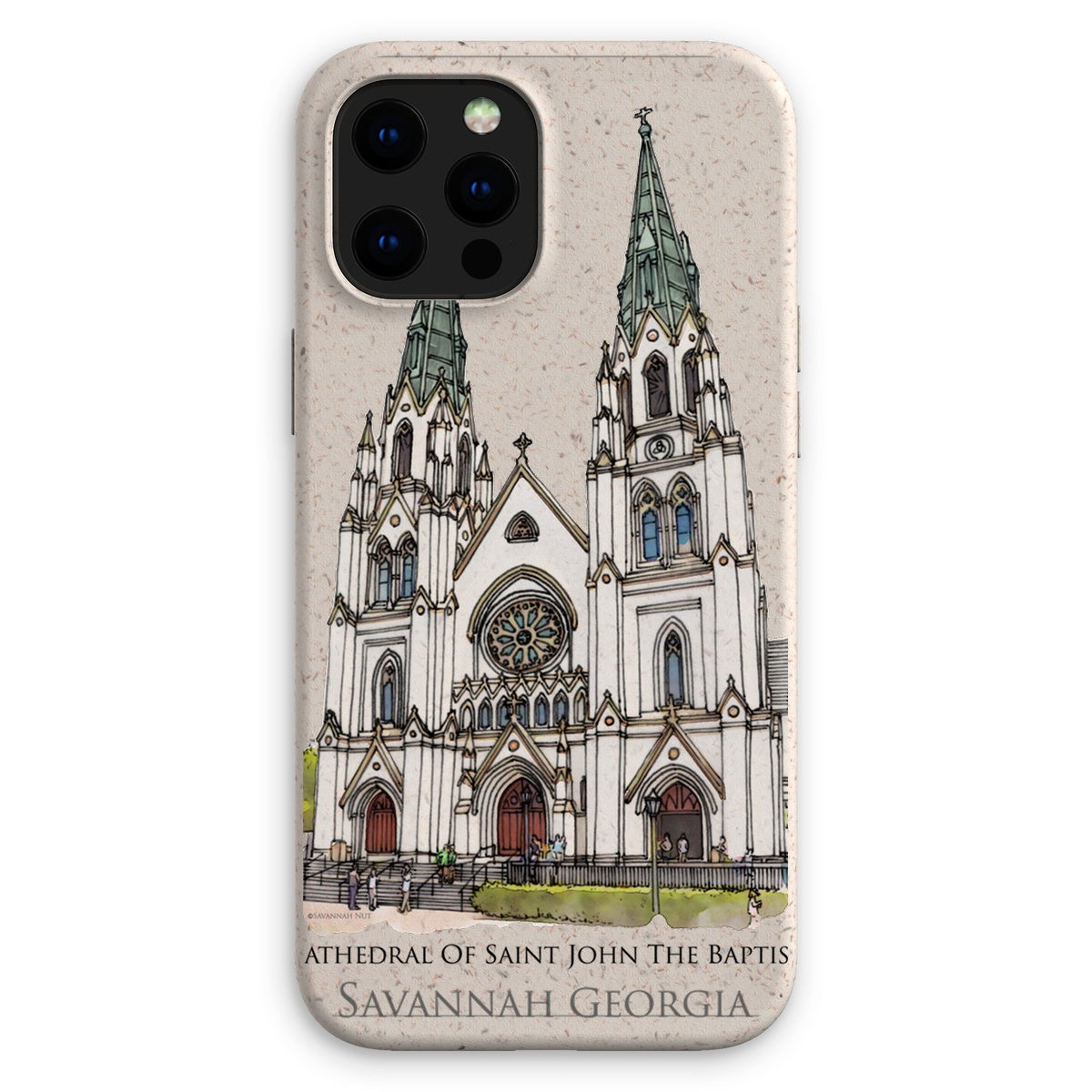 Cathedral of Saint John the Baptist Savannah Eco Phone Case