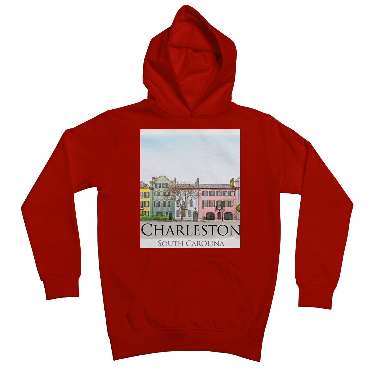 Charleston Rainbow Row Kids Hoodie