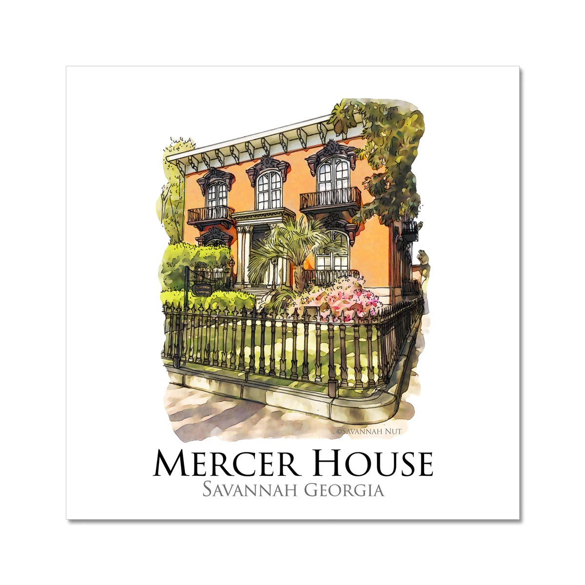 Mercer House Savannah Georgia C-Type Print