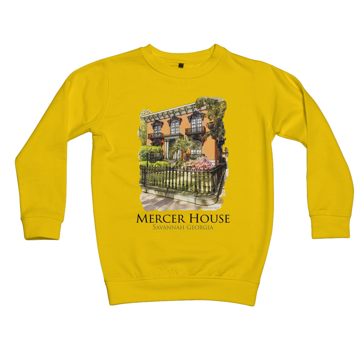 Mercer House Savannah Georgia Kids Sweatshirt