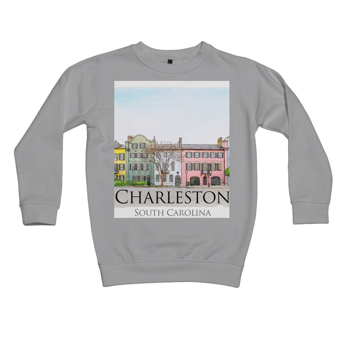 Charleston Rainbow Row Kids Sweatshirt