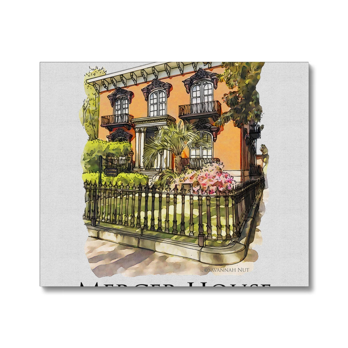 Mercer House Savannah Georgia Canvas