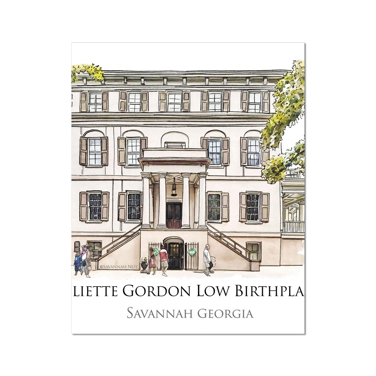 Juliette Gordon Low Birthplace Savannah C-Type Print