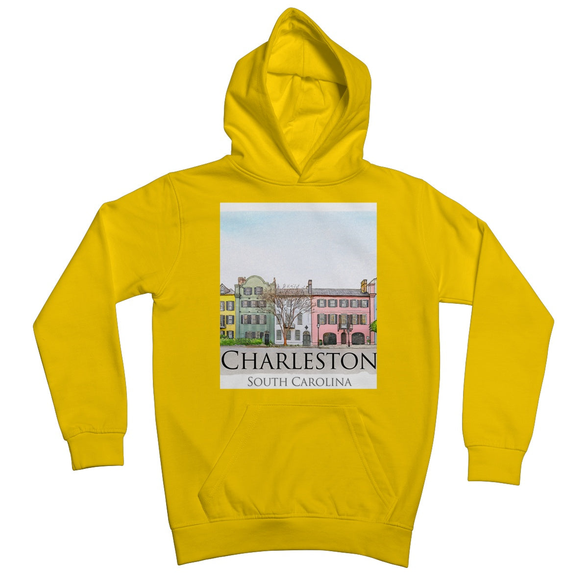 Charleston Rainbow Row Kids Hoodie