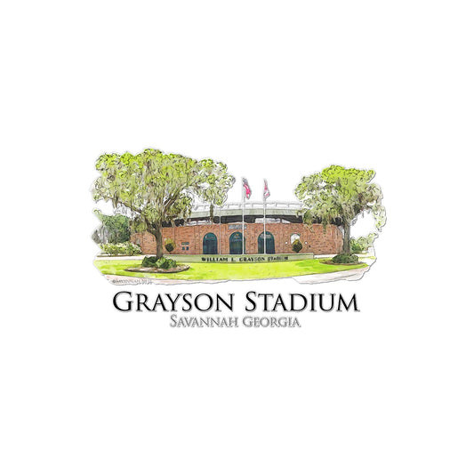 Grayson Stadium - Home of the Savannah Bananas Temporary Tattoo