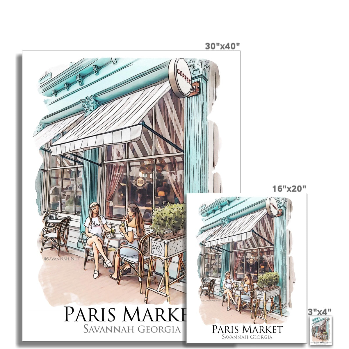 Paris Market Savannah C-Type Print