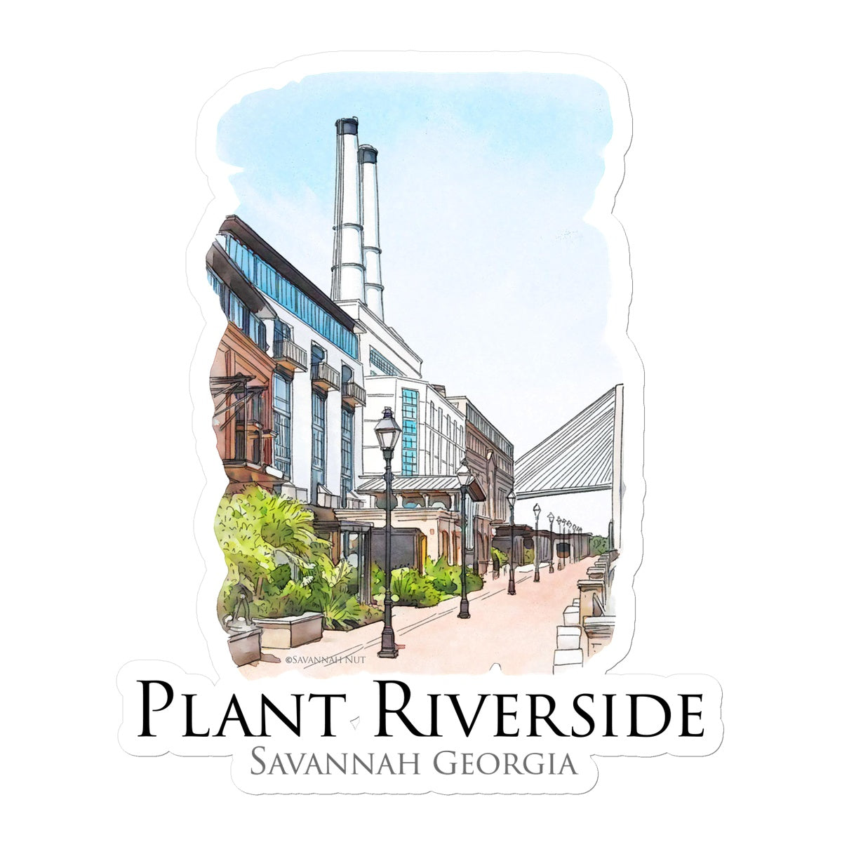 Plant Riverside Savannah Sticker