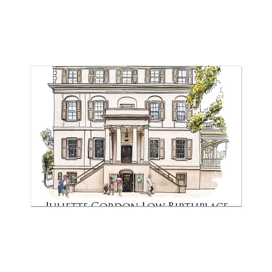 Juliette Gordon Low Birthplace Savannah Fine Art Print