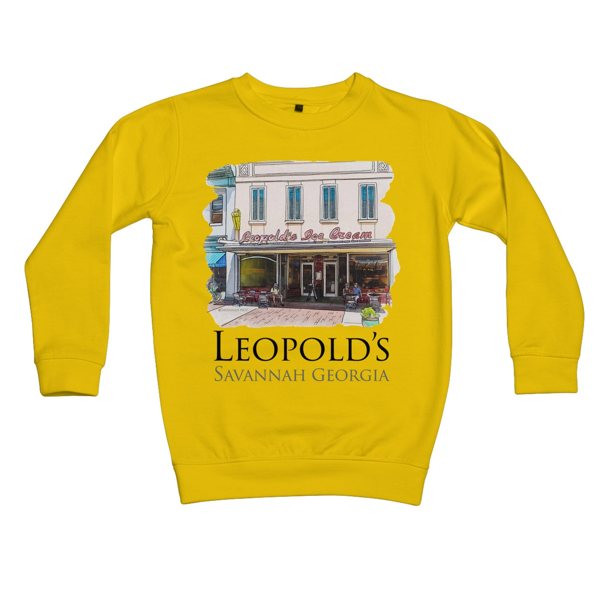 Leopold's Ice Cream Savannah Kids Sweatshirt