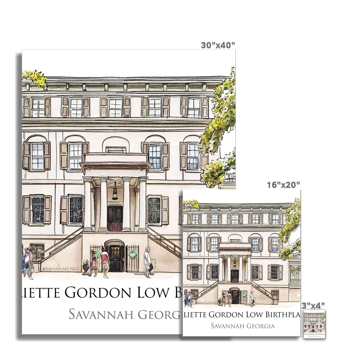 Juliette Gordon Low Birthplace Savannah C-Type Print