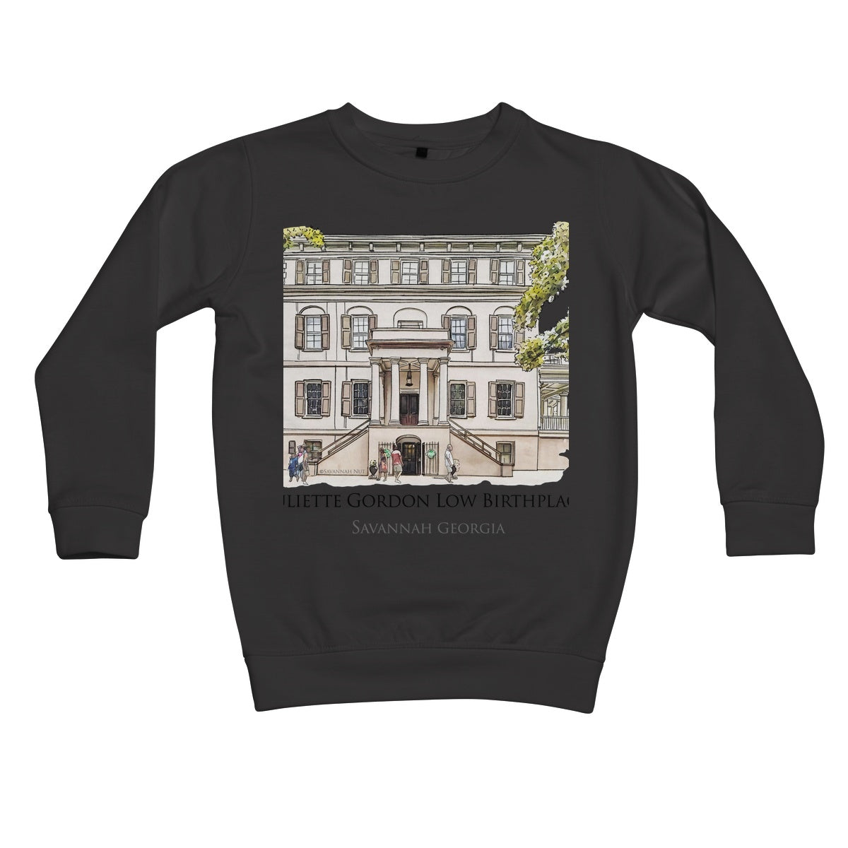 Juliette Gordon Low Birthplace Savannah Kids Sweatshirt