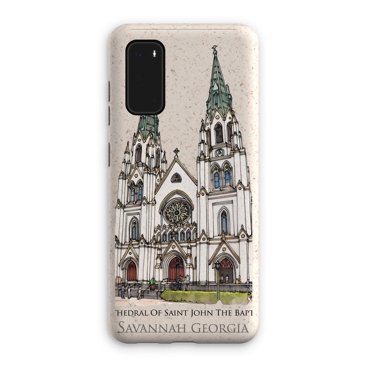 Cathedral of Saint John the Baptist Savannah Eco Phone Case