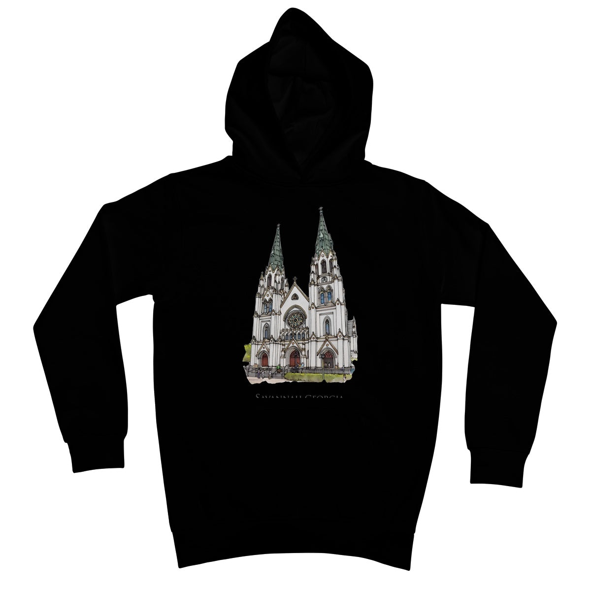 Cathedral of Saint John the Baptist Savannah Kids Hoodie