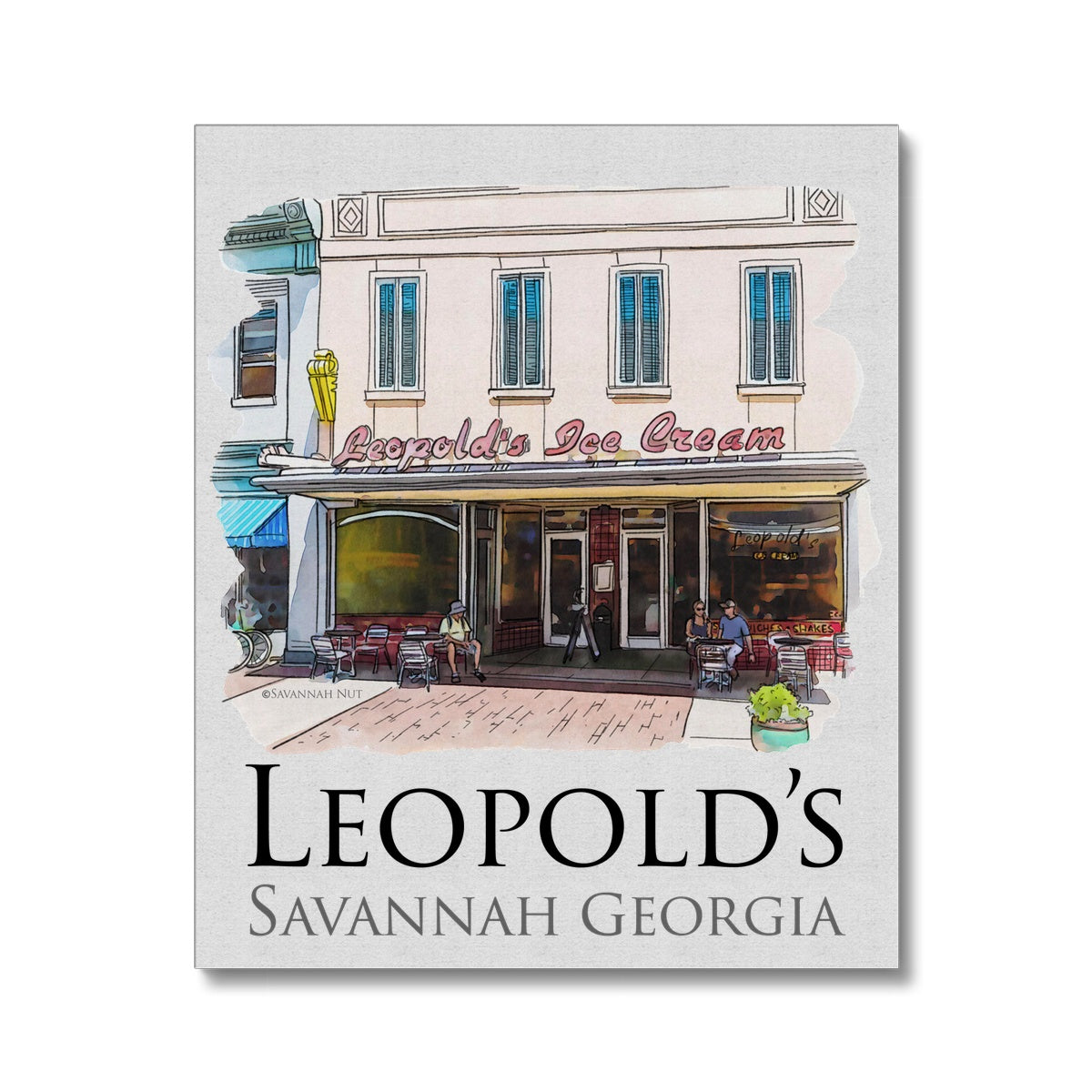 Leopold's Ice Cream Savannah Canvas