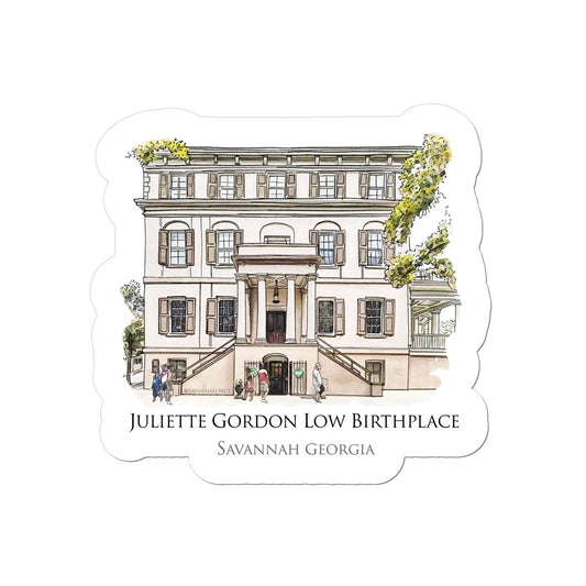 Juliette Gordon Low Birthplace Savannah Sticker