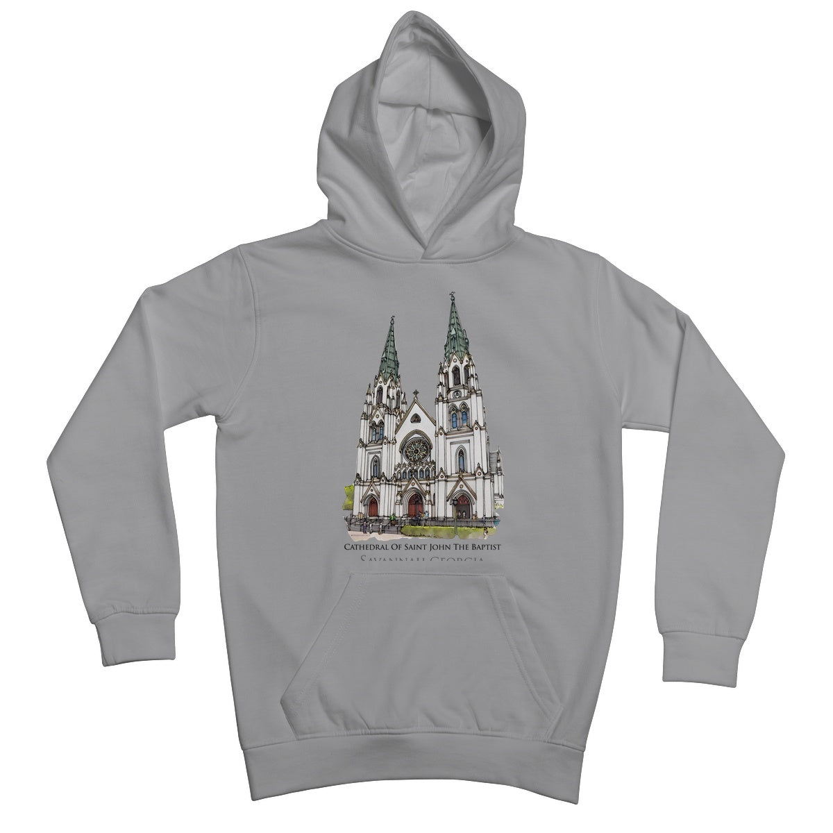 Cathedral of Saint John the Baptist Savannah Kids Hoodie