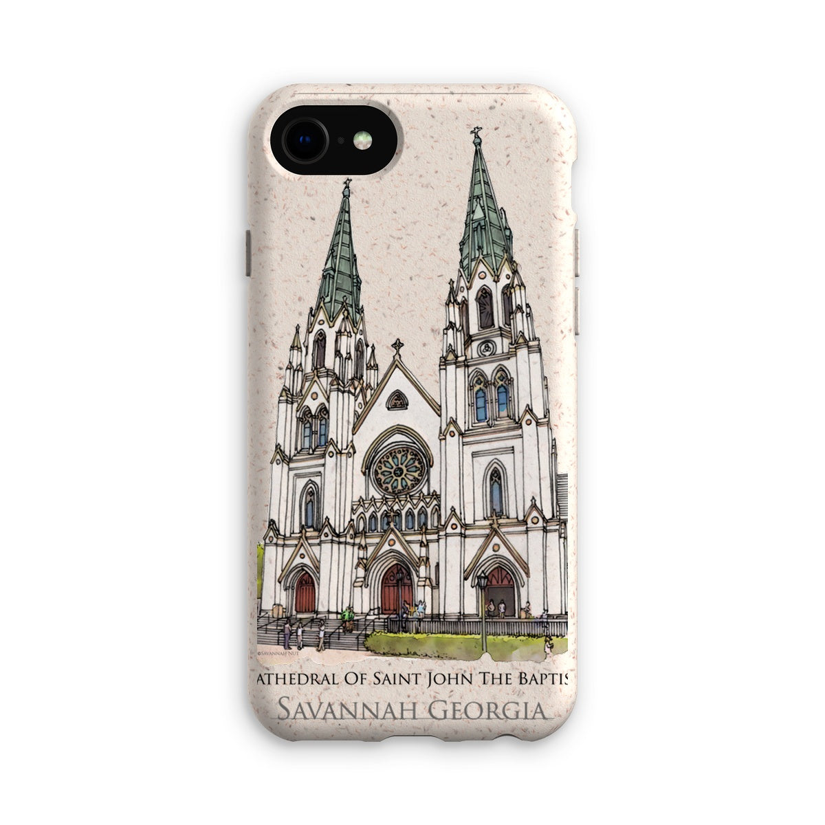 Cathedral of Saint John the Baptist Savannah Eco Phone Case